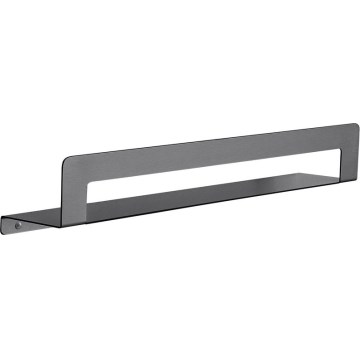 Gedy - Estante con toallero CLEO 50 cm gris metalizado
