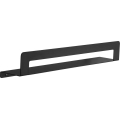 Gedy - Estante con toallero CLEO 50 cm negro mate