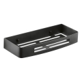 Gedy - Estantería mural para ducha SMART 30x12,8 cm, negro mate