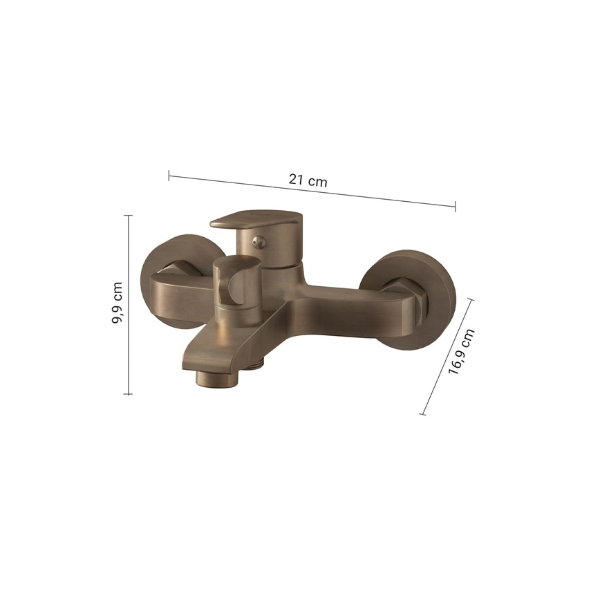 Gedy - Grifo de bañera COMO en bronce