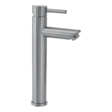 Gedy - Grifo de lavabo ALTO 28,5 cm, cromo mate