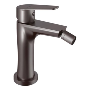 Gedy - Grifo para bidé COMO 19,5 cm gris metalizado