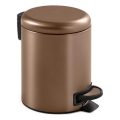 Gedy - Papelera POTTY 5 l con cierre suave, color bronce