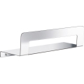 Gedy - Repisa con toallero CLEO 30 cm, acero inoxidable pulido