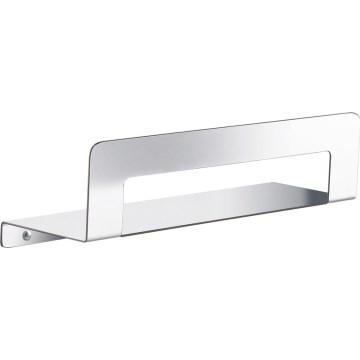 Gedy - Repisa con toallero CLEO 30 cm, acero inoxidable pulido