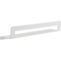 Gedy - Repisa con toallero CLEO 50 cm blanco mate