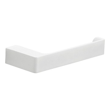 Gedy - Soporte para papel higiénico PIRENEI blanco mate