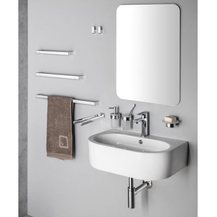 Gedy - Toallero de pared PIRENEI 6,6x35 cm cromo brillante