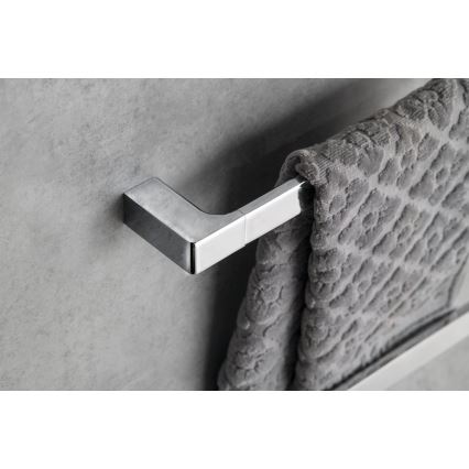 Gedy - Toallero de pared PIRENEI 6,6x35 cm cromo brillante