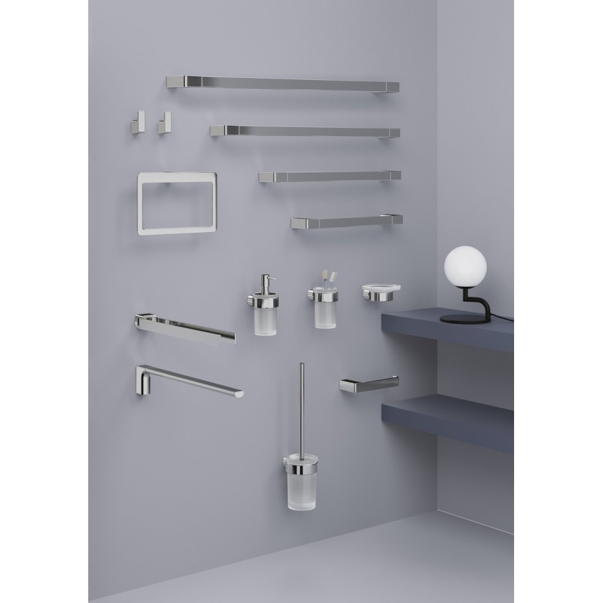 Gedy - Toallero de pared PIRENEI 6,6x60 cm cromo brillante