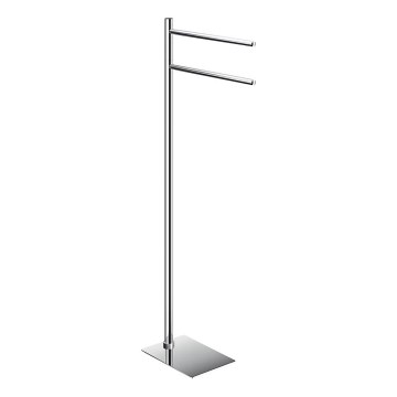 Gedy - Toallero de pie TRILLY 83,5 cm cromo brillante