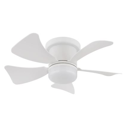 Globo - Ventilador de techo LED regulable LED/10W/230V 3000-6500K blanco + mando a distancia