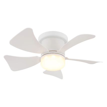 Globo - Ventilador de techo LED regulable LED/10W/230V 3000-6500K blanco + mando a distancia