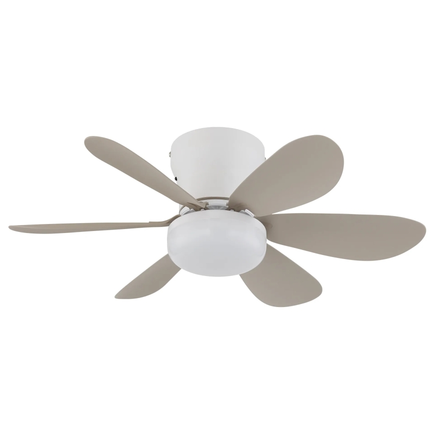 Globo - Ventilador de techo LED regulable LED/5W/230V 2700-6500K beige + mando a distancia