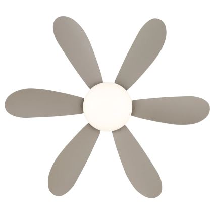Globo - Ventilador de techo LED regulable LED/5W/230V 2700-6500K beige + mando a distancia