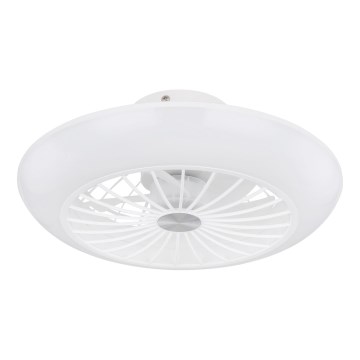 Globo 03632W - Lámpara de techo LED con ventilador LAFEE LED/18W/230V