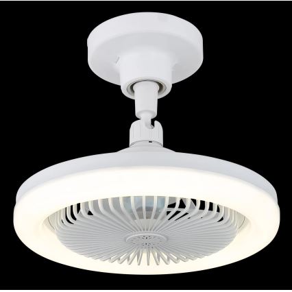 Globo - Ventilador de techo LED regulable LED/20W/230V 3000-6500K blanco + mando a distancia