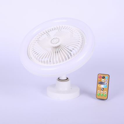 Globo - Ventilador de techo LED regulable LED/20W/230V 3000-6500K blanco + mando a distancia