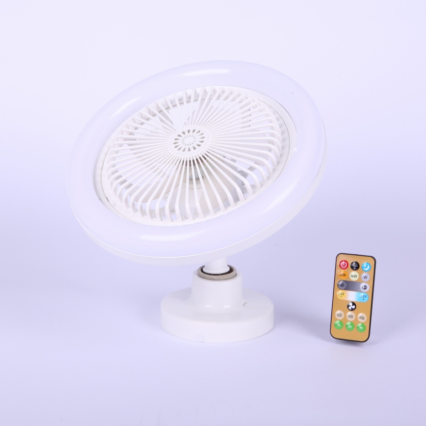 Globo - Ventilador de techo LED regulable LED/20W/230V 3000-6500K blanco + mando a distancia