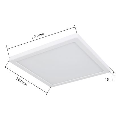 Globo - Plafón LED LED/24W/230V 3000/4000/6500K blanco