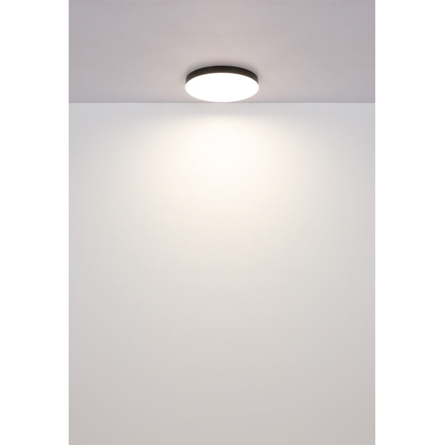 Globo - Plafón LED LED/50W/230V 3000K/4000K/6500K diá. 50 cm negro