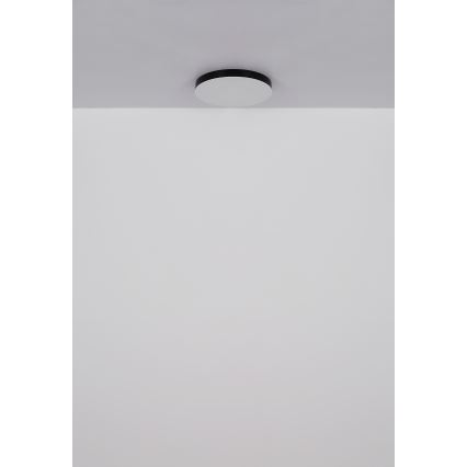 Globo - Plafón LED LED/50W/230V 3000K/4000K/6500K diá. 50 cm negro