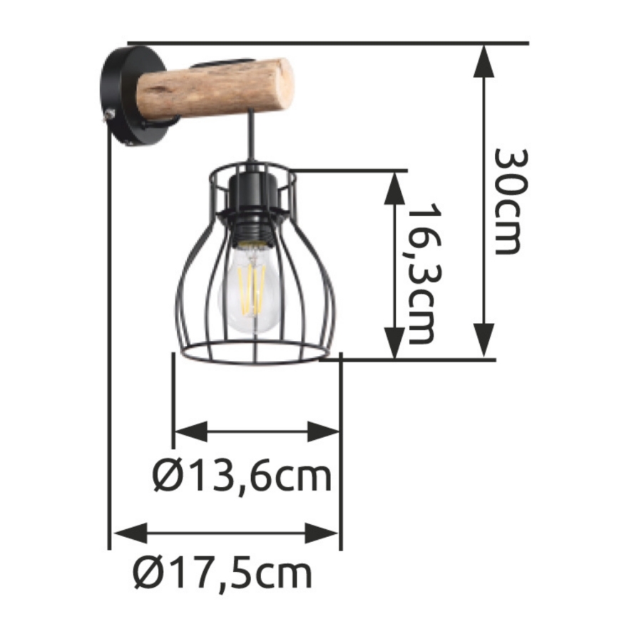 Globo - Aplique 1xE27/40W/230V