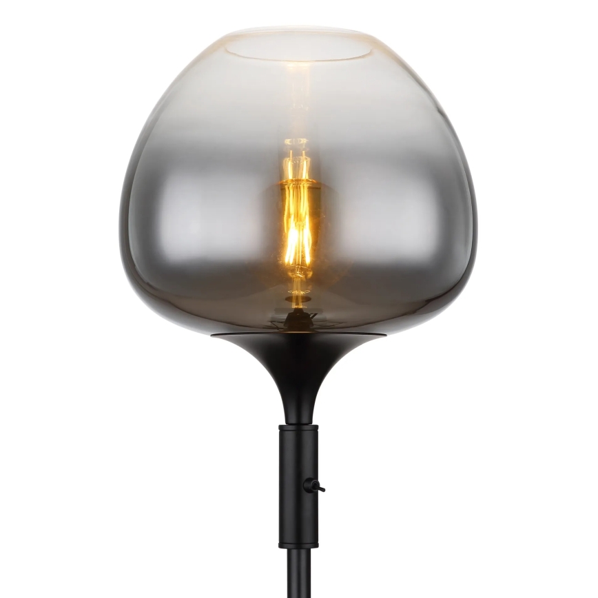Globo - Lámpara de pie 1xE27/40W/230V negra