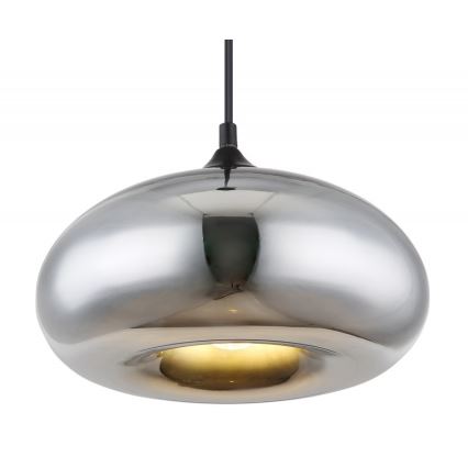 Globo - Lámpara colgante 1xE27/60W/230V cromo brillante