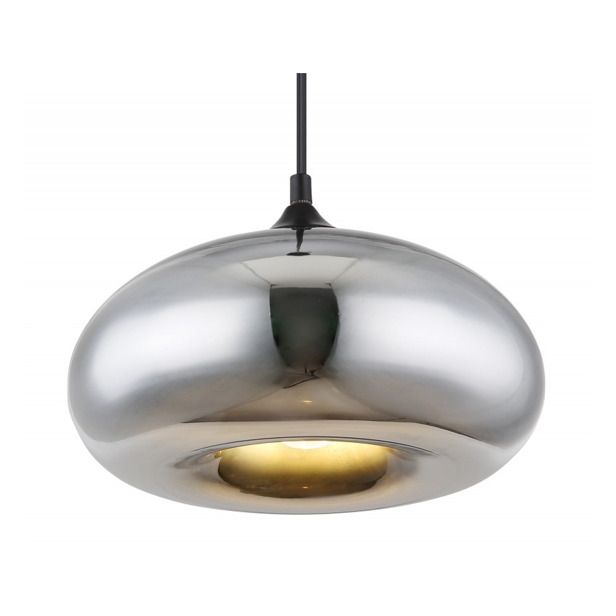 Globo - Lámpara colgante 1xE27/60W/230V cromo brillante
