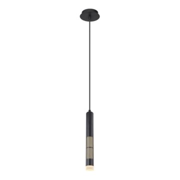 Globo 15630H - Lámpara colgante suspendida por cable PENNY LED/12W/230V 3000K negra