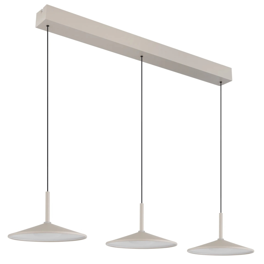 Globo - Lámpara colgante LED suspendida por cable LED/24W/230V 4000K beige