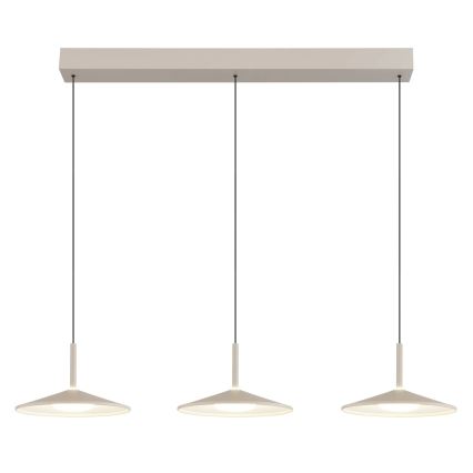 Globo - Lámpara colgante LED suspendida por cable LED/24W/230V 4000K beige