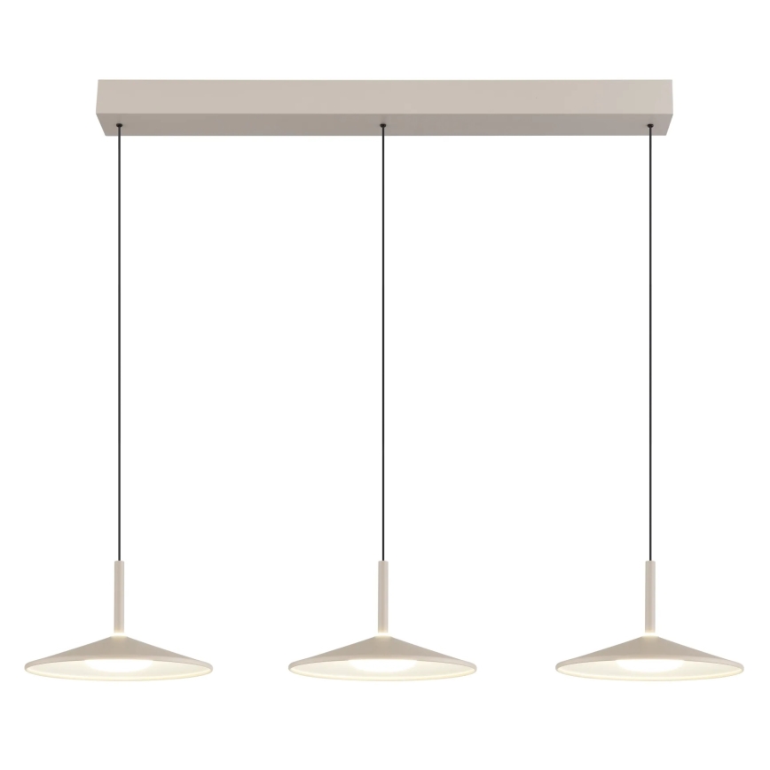 Globo - Lámpara colgante LED suspendida por cable LED/24W/230V 4000K beige