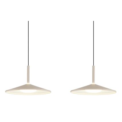Globo - Lámpara colgante LED suspendida por cable LED/24W/230V 4000K beige