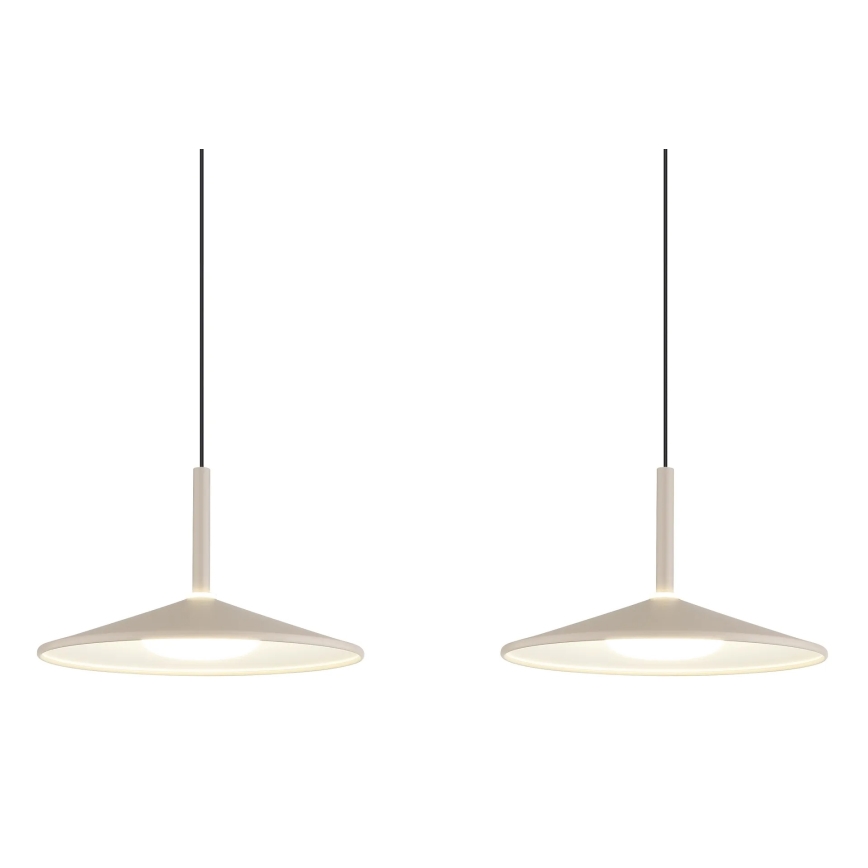 Globo - Lámpara colgante LED suspendida por cable LED/24W/230V 4000K beige