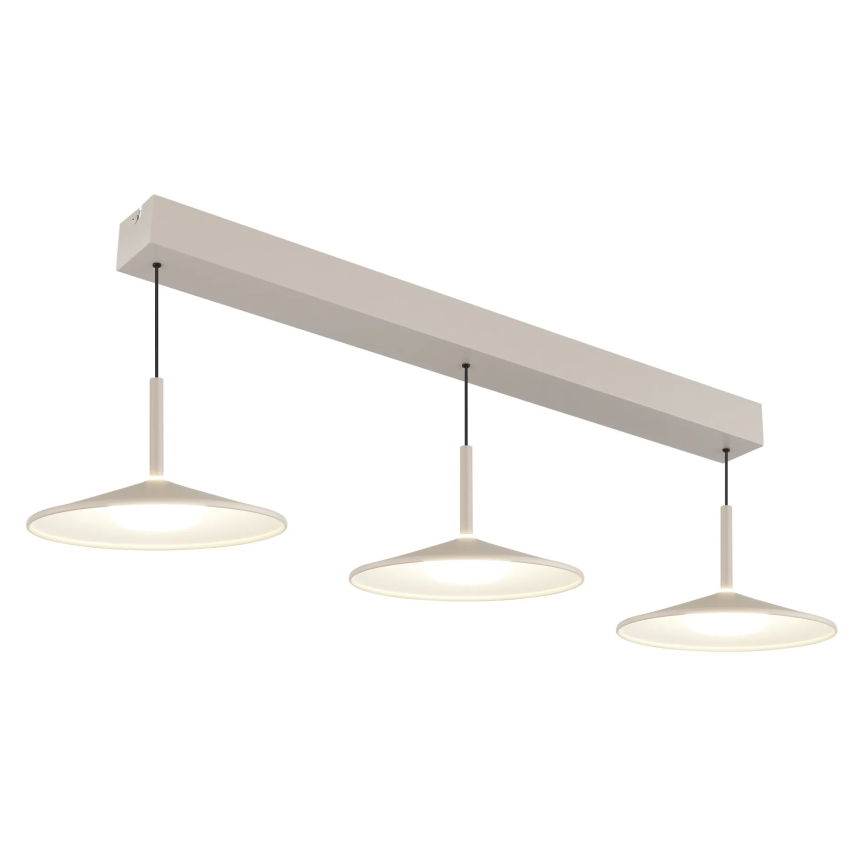 Globo - Lámpara colgante LED suspendida por cable LED/24W/230V 4000K beige