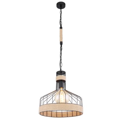 Globo - Lámpara de araña en cadena 1xE27/60W/230V