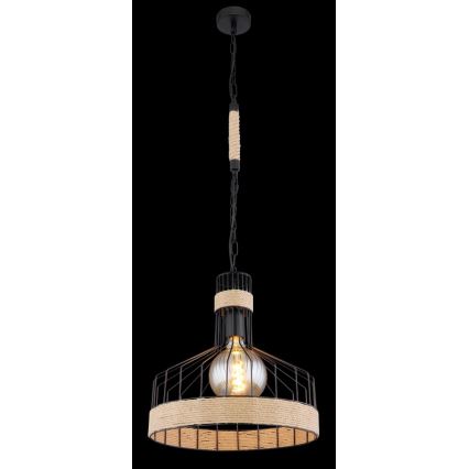 Globo - Lámpara de araña en cadena 1xE27/60W/230V