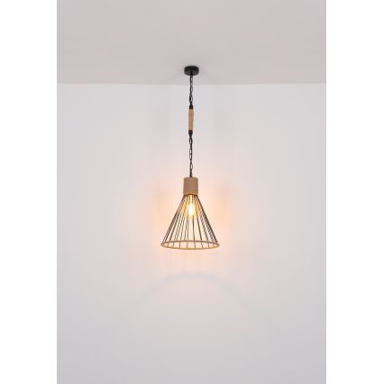 Globo - Lámpara de araña en cadena 1xE27/60W/230V