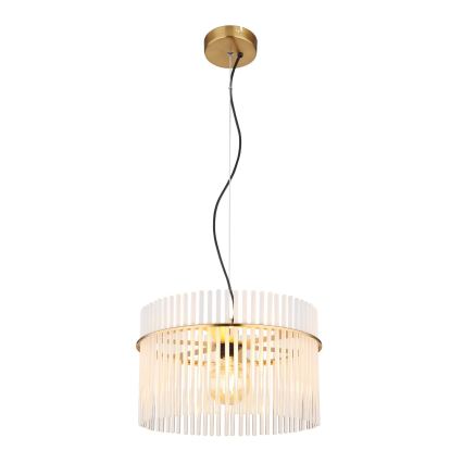 Globo - Lámpara colgante 1xE27/60W/230V diá. 40 cm dorado