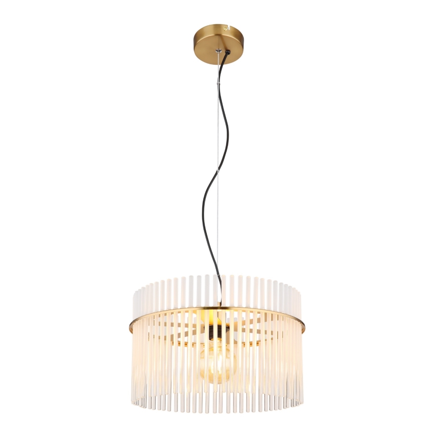 Globo - Lámpara colgante 1xE27/60W/230V diá. 40 cm dorado
