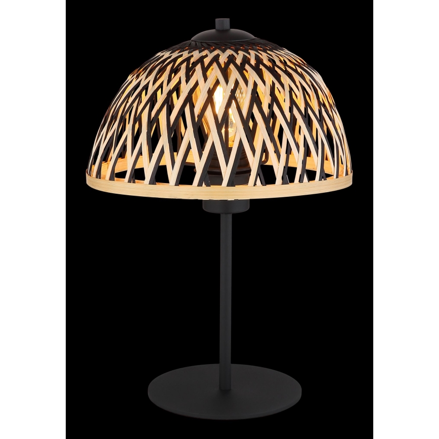 Globo - Lámpara de mesa 1xE27/15W/230V bambú