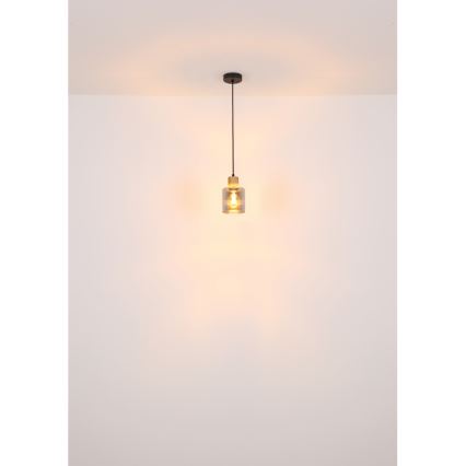 Globo - Lámpara colgante con cable 1xE27/25W/230V Ø 12 cm