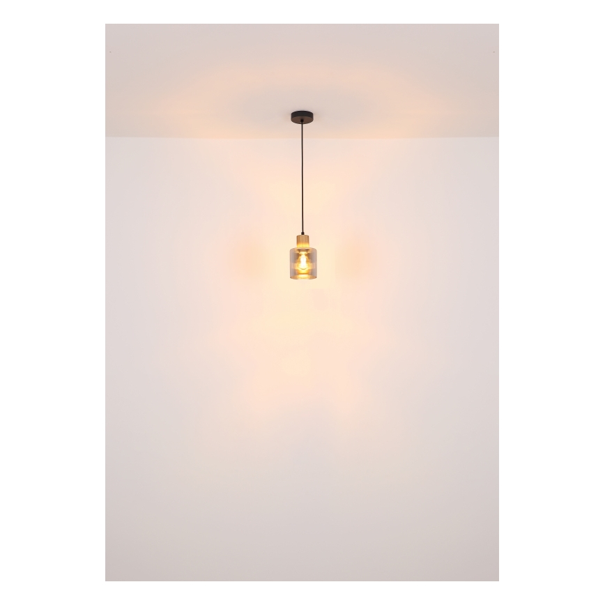 Globo - Lámpara colgante con cable 1xE27/25W/230V Ø 12 cm