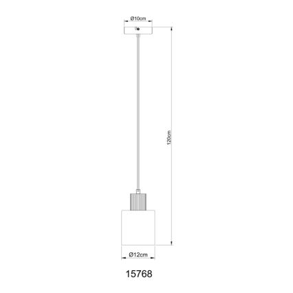 Globo - Lámpara colgante con cable 1xE27/25W/230V Ø 12 cm