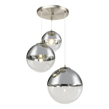 GLOBO 15851-3 - Lámpara colgante VARUS 3xE27/40W/230V
