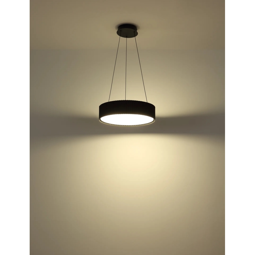 Globo - Lámpara colgante LED con cable LED/45W/230V 2700/4000/6000K Ø 46 cm negra