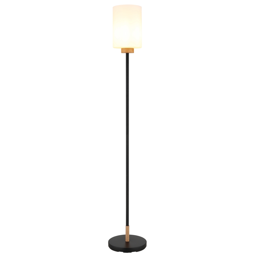 Globo - Lámpara de pie 1xE27/60W/230V negra/blanca