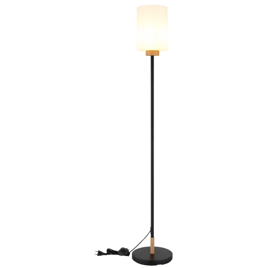 Globo - Lámpara de pie 1xE27/60W/230V negra/blanca